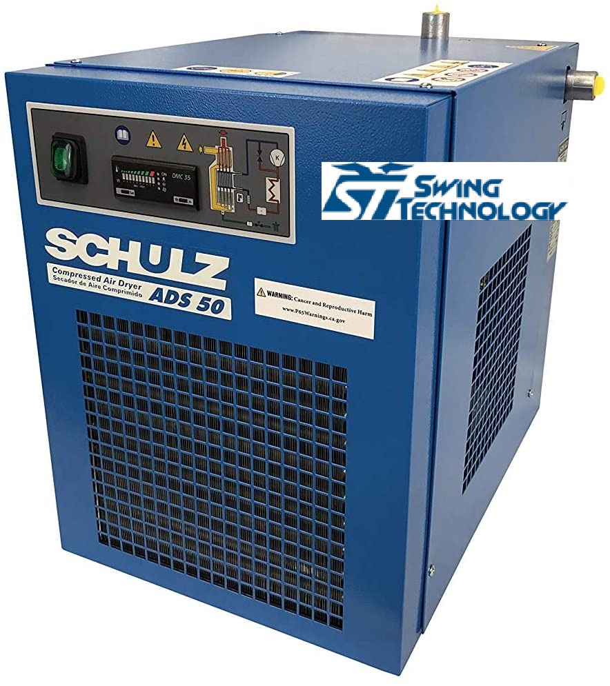 Schulz REFRIGERATED AIR Dryer for AIR Compressor Compressed AIR Systems for 2 & 3 HP COMPRESSORS 15 CFM with Regulator PRE-Filter 