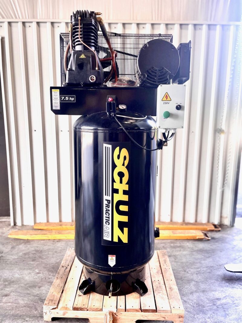 special - Schulz l-series 7.5-hp 80-gallon -30 cfm -single phase - 230 volts -two-stage air compressor 7580vl30x -1