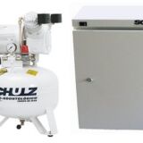 SCHULZ OILLESS AIR COMPRESSOR – 1HP + CABINET