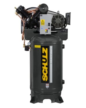 Schulz V-Series 7.5HP 80-Gallon Two-Stage Air Compressor 1 PH or 3 PH 7580VV30X