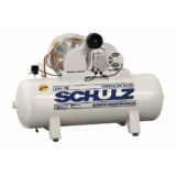SCHULZ  OILLES AIR COMPRESSOR CSV 15/60 – 3 HP – HORIZONTAL -15 CFM