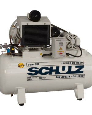 SCHULZ OILLESS AIR COMPRESSOR CSW 60/420 15 HP – 60 CFM