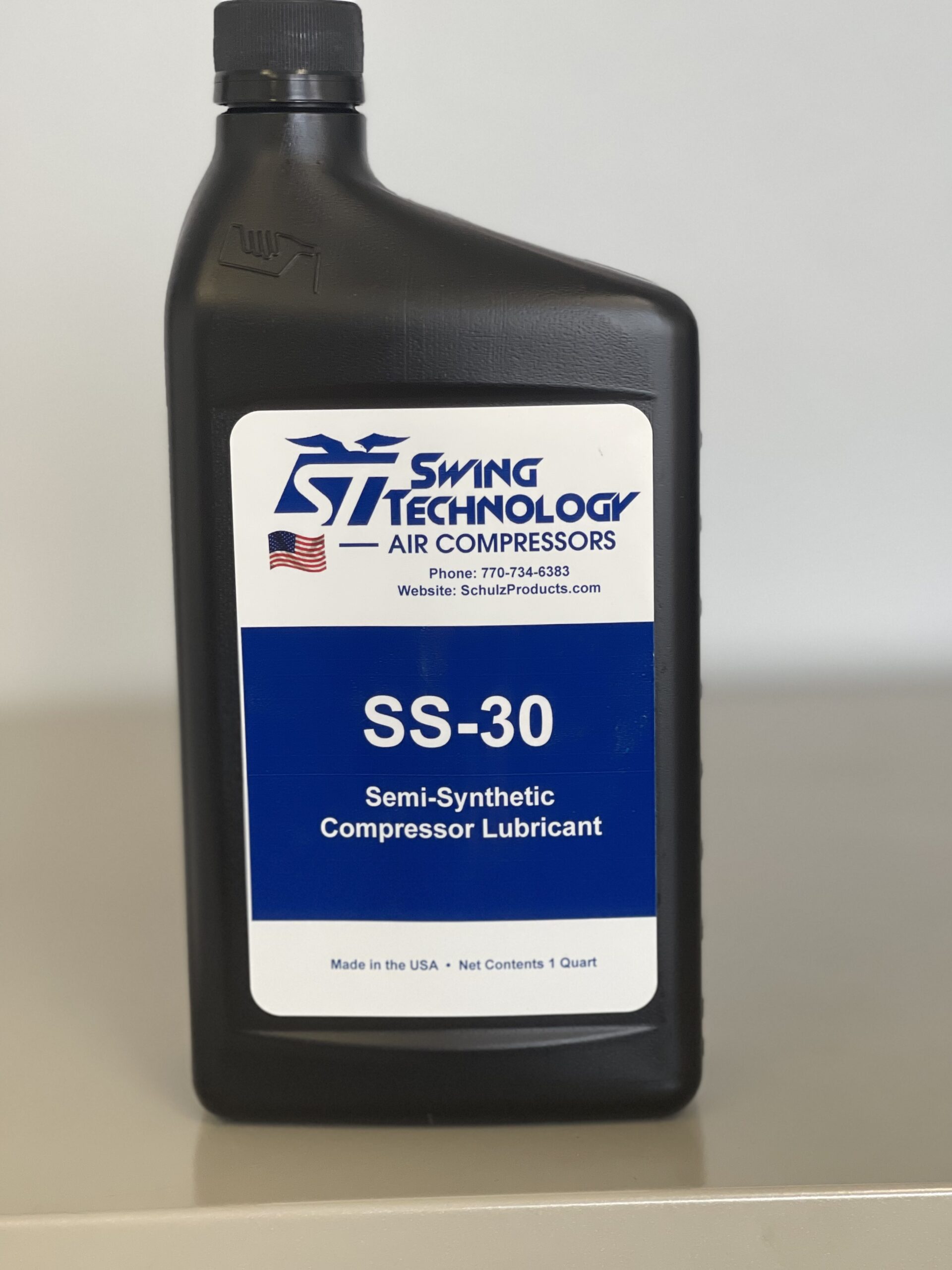 PISTON AIR COMPRESSOR OIL SS- 30 SEMI-SYNTHETIC- 1 QUART