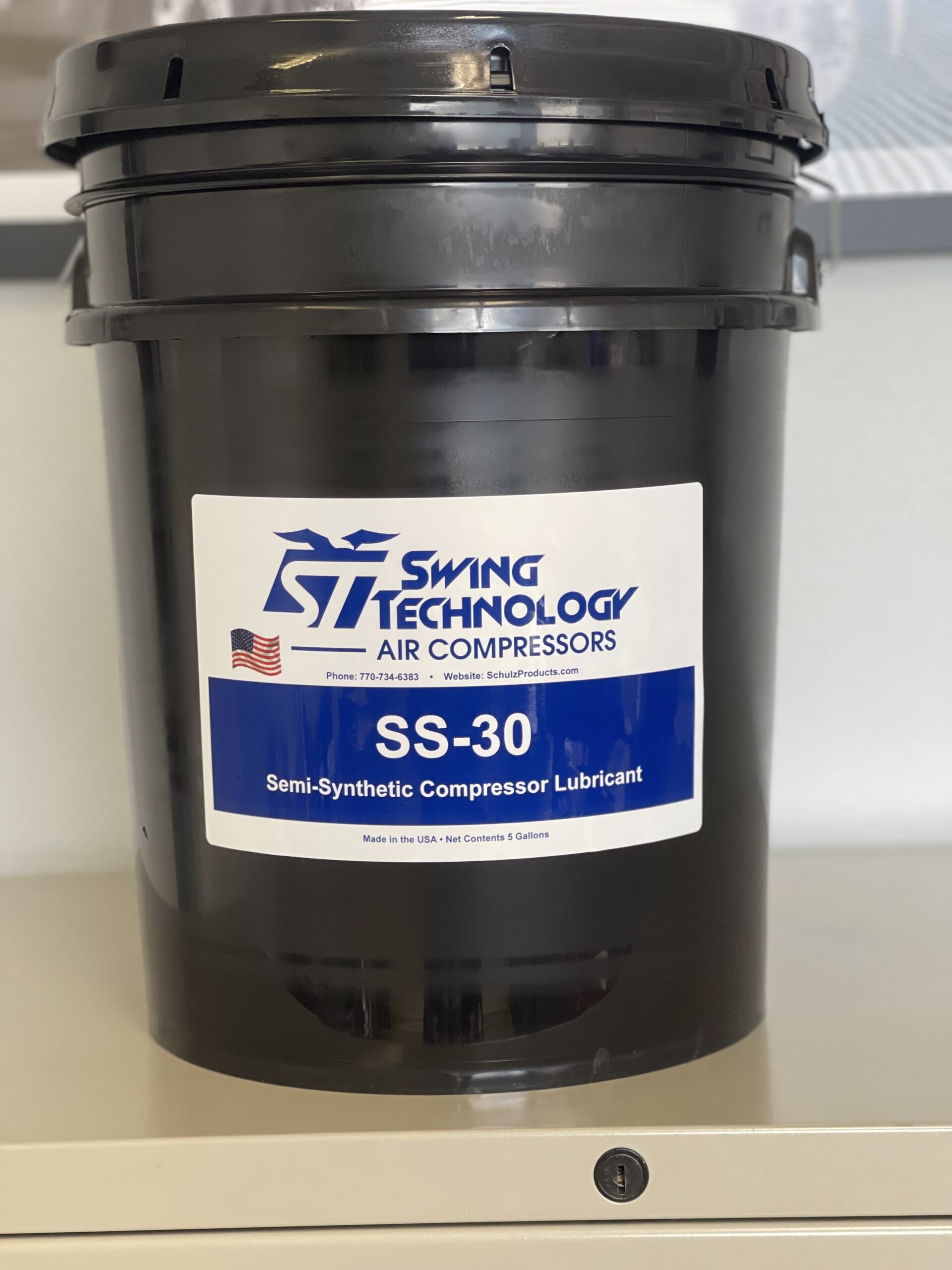 PISTON AIR COMPRESSOR OIL SS- 30 SEMI-SYNTHETIC 4000 HOUR COMPRESSOR OIL - 5 GALLON