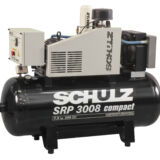 SCHULZ ROTARY SCREW SRP 3008 COMPACT- 7.5 HP-27 CFM 1PH OR 3 PH