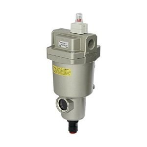 SMC AM250C-N03C-T Mist Separator 3/8" 26 CFM | 0.3 Micron Compressed Air Filter with Auto Drain