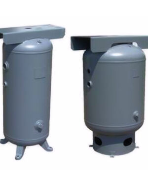 Vertical Air Receivers with Platform & Feet or Basering 30 – 120 Gallons
