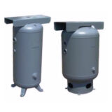 Vertical Air Receivers with Platform & Feet or Basering 30 – 120 Gallons