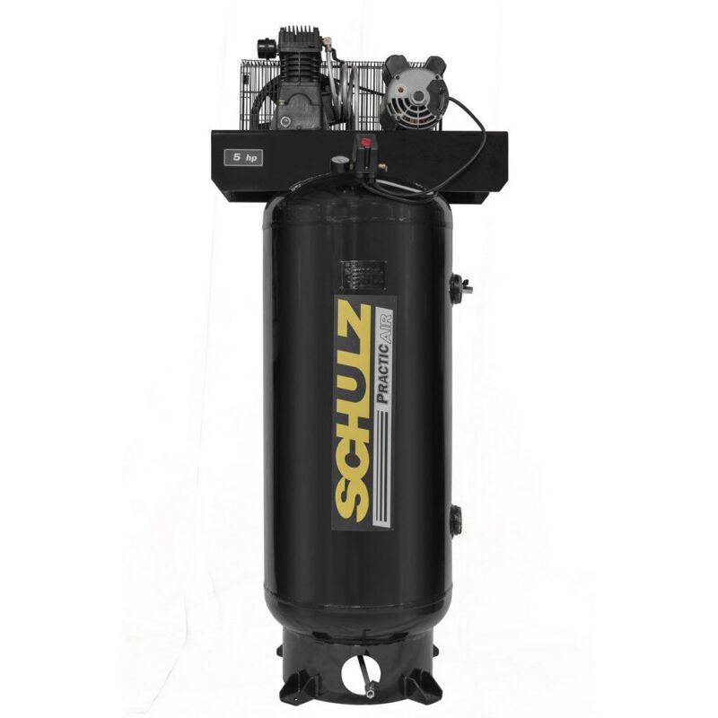 Schulz l-series 3-hp 60-gallon single phase -18 cfm- 230 volts 1 Phase single-stage air compressor 360vl18-1 vertical