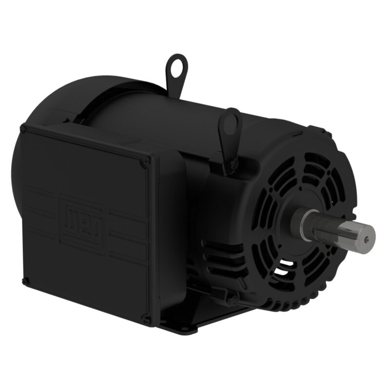10 HP SINGLE PHASE ELECTRIC MOTOR 208/230 FRAME 213/5T 1720 RPM SHAFT 1 3/8