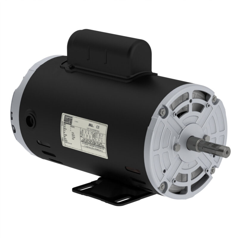 1 HP SINGLE PHASE ELECTRIC MOTOR 115/208/230 FRAME 56 SHAFT 5/8 3490 rpm