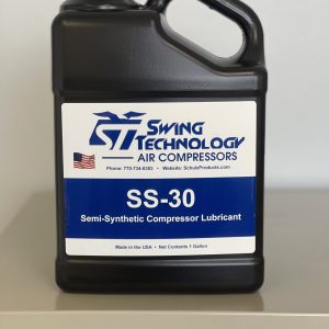 SS‑30 Semi‑Synthetic Piston Air Compressor Oil | SG‑TM 30 | 4,000‑Hour | 1 Gallon