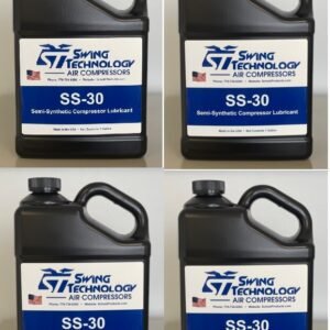 SS‑30 Semi‑Synthetic Piston Air Compressor Oil | SG‑TM 30 | 4,000‑Hour | 4‑Gallon Case