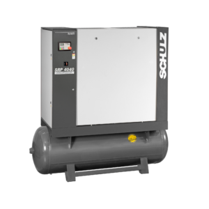 Schulz SRP 4040 R Dynamic Rotary Screw Air Compressor – 40 HP, 140+ CFM, 125 PSI, 120 Gallon 3 PH Industrial